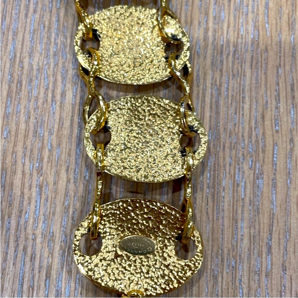 Chanel Gold Chain Link Bracelet - Picture 7 of 9